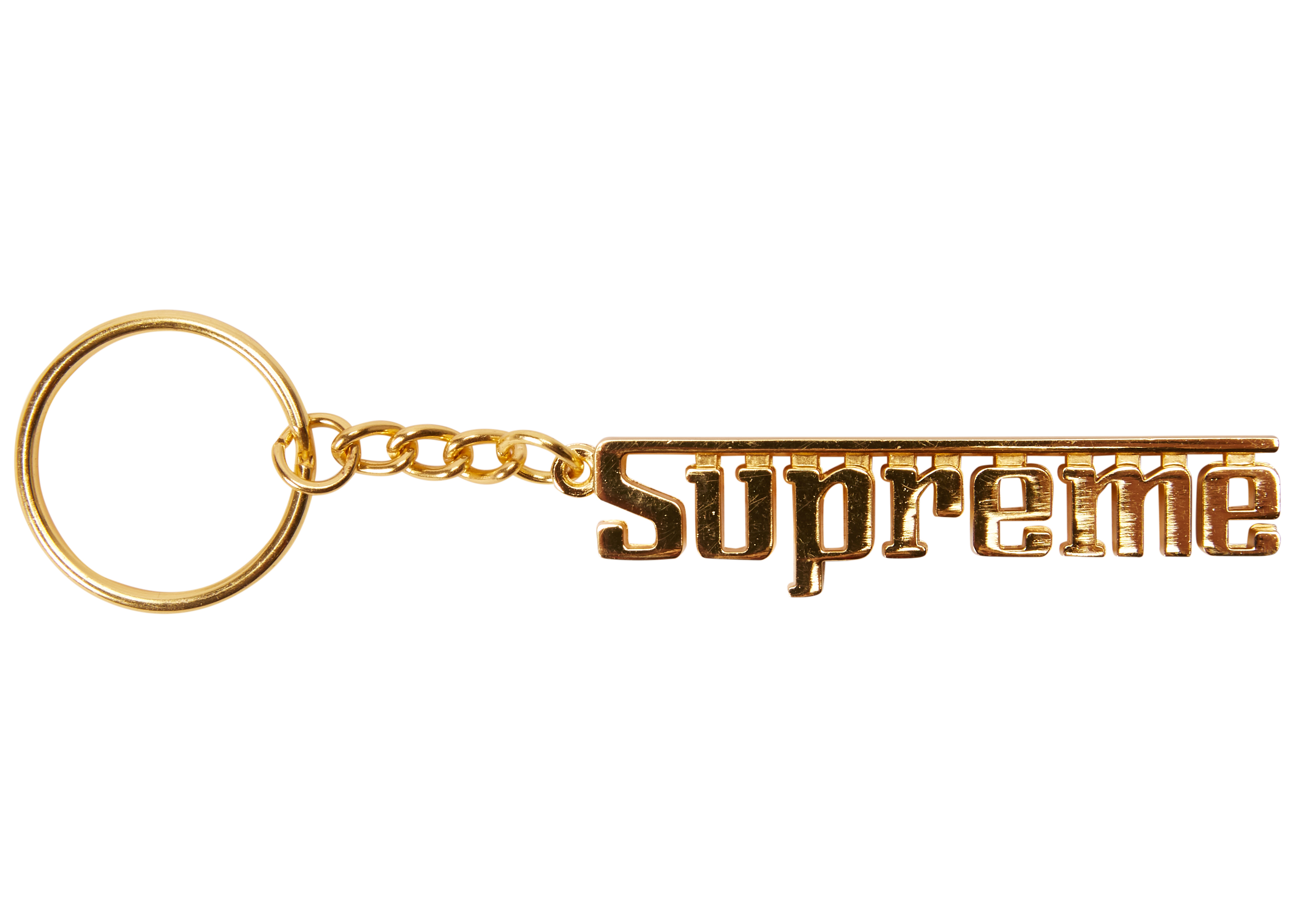 Supreme Grand Prix Keychain Gold - FW16 - US