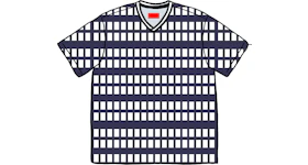 Supreme Grid Soccer Jersey Navy