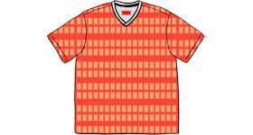 Supreme Grid Soccer Jersey Orange