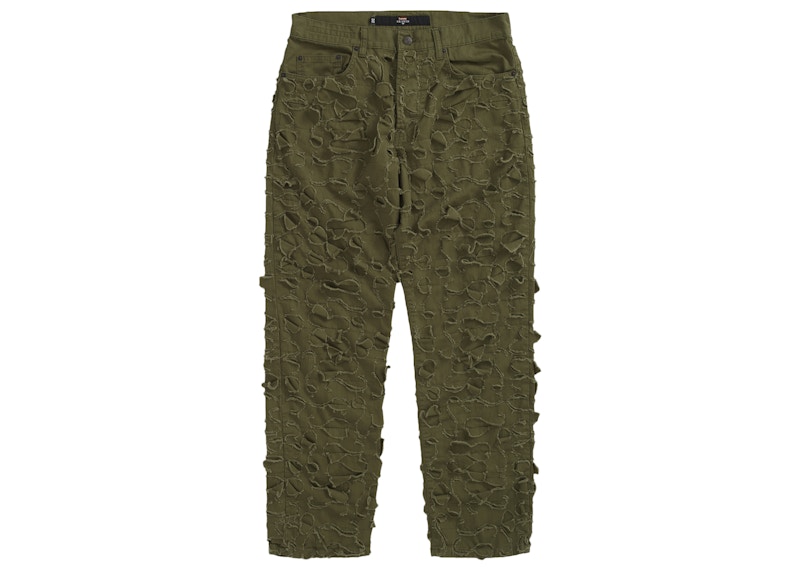 Supreme Griffin 5-Pocket Jean Light Olive Men's - FW22 - US