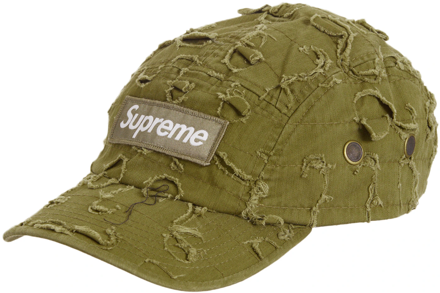 Louis Vuitton x Supreme Camouflage Camp Cap - Green Hats, Accessories -  LOUSU20262