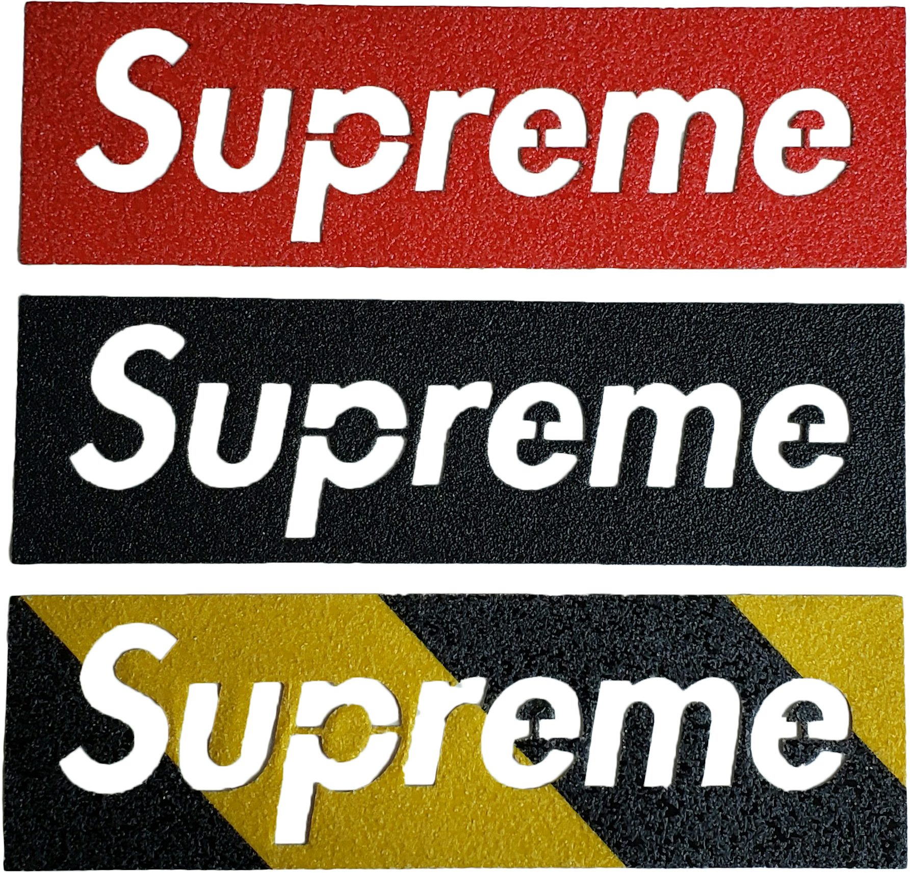 Supreme Grip Tape Box Logo Sticker Set - US