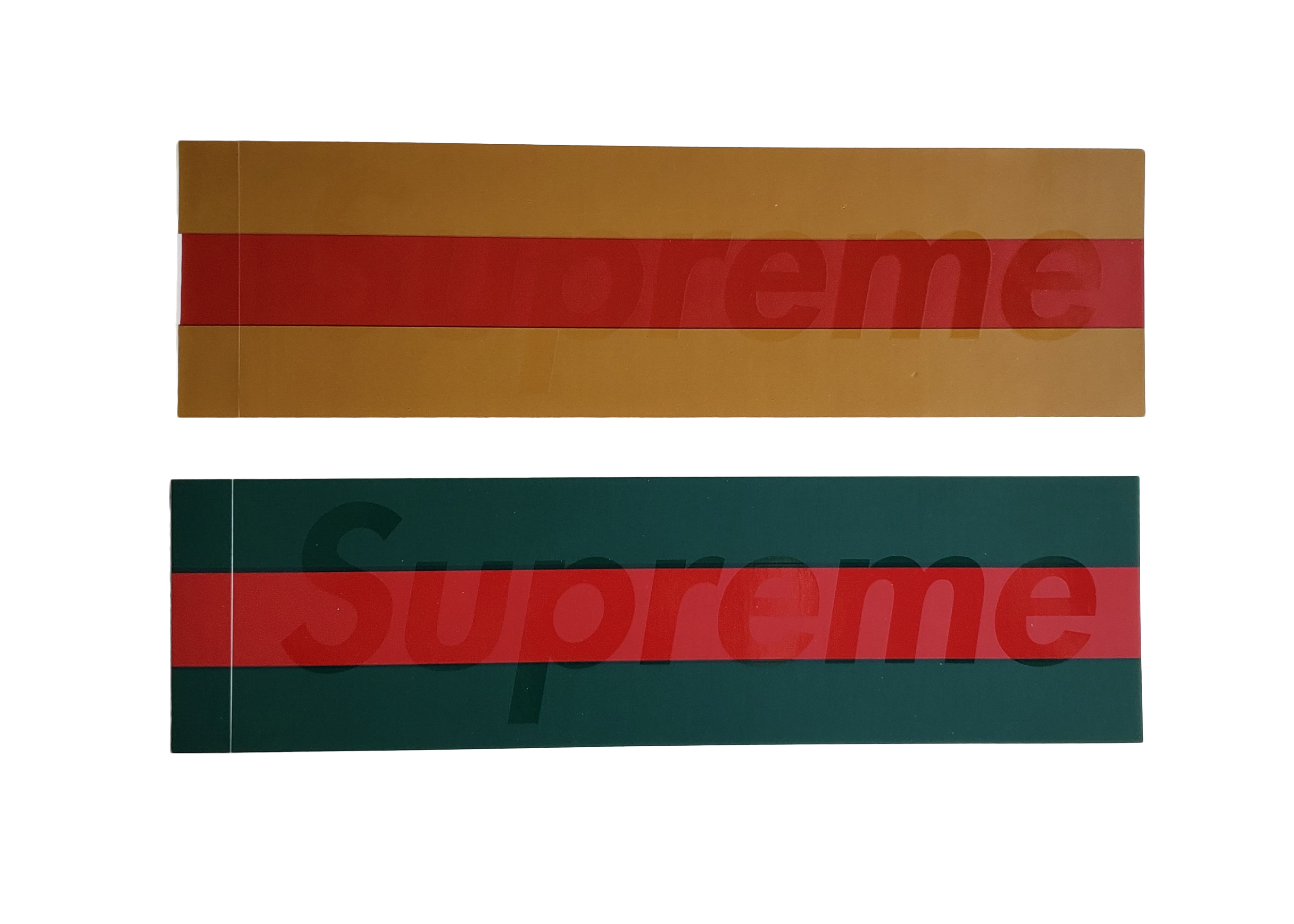 M Supreme Tape Box Logo  新品 M Green RED新品未使用で定価以下の送料込み