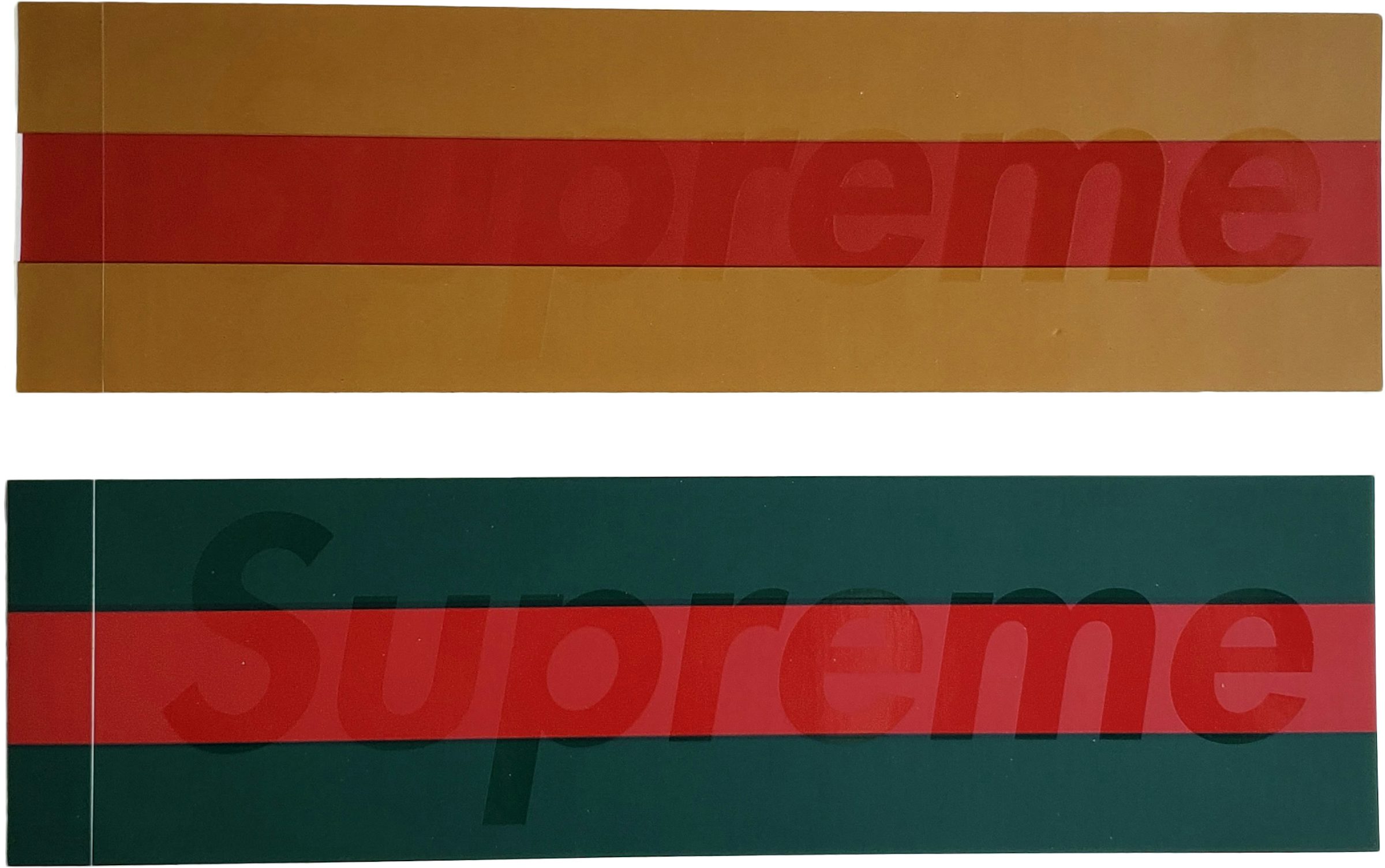 Supreme Gucci Box Logo Pack 