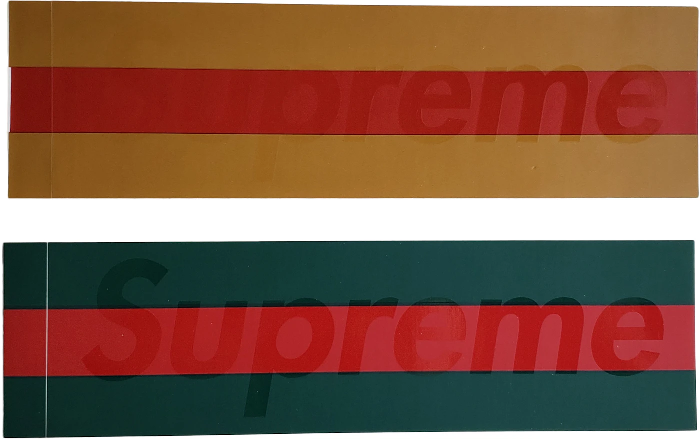Supreme Pixelated Box Logo Stickers, 2000