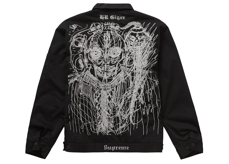 Supreme H.R. Giger EmbroideredWorkJacket写真は出品者様の着画でしょ ...