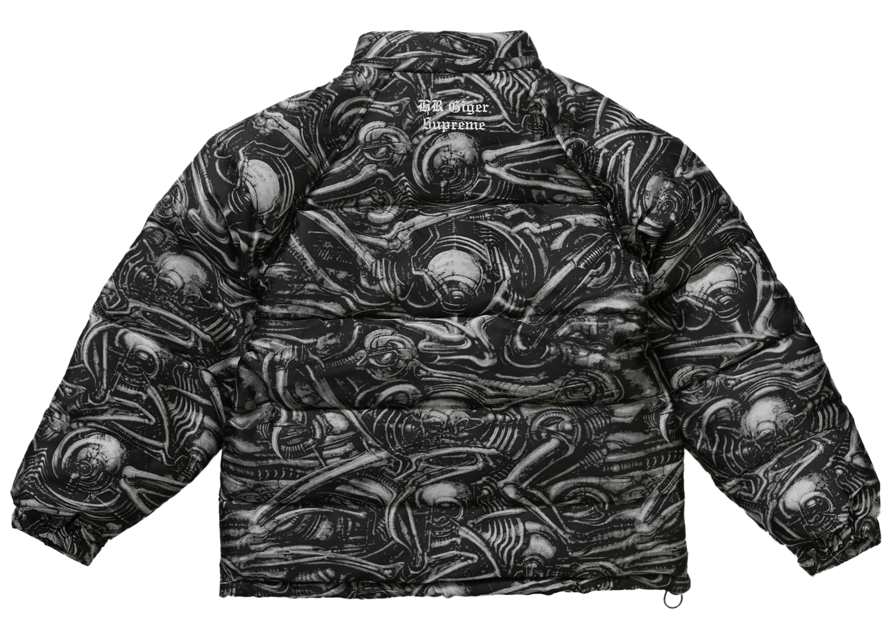 Supreme H.R. Giger Jacquard Down Puffer Jacket Black Men's - FW23 - US