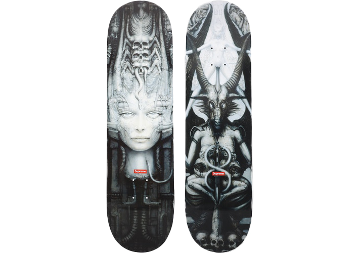 Supreme H.R Giger Li II & The Spell IV Skateboard Deck Multi Set - GB