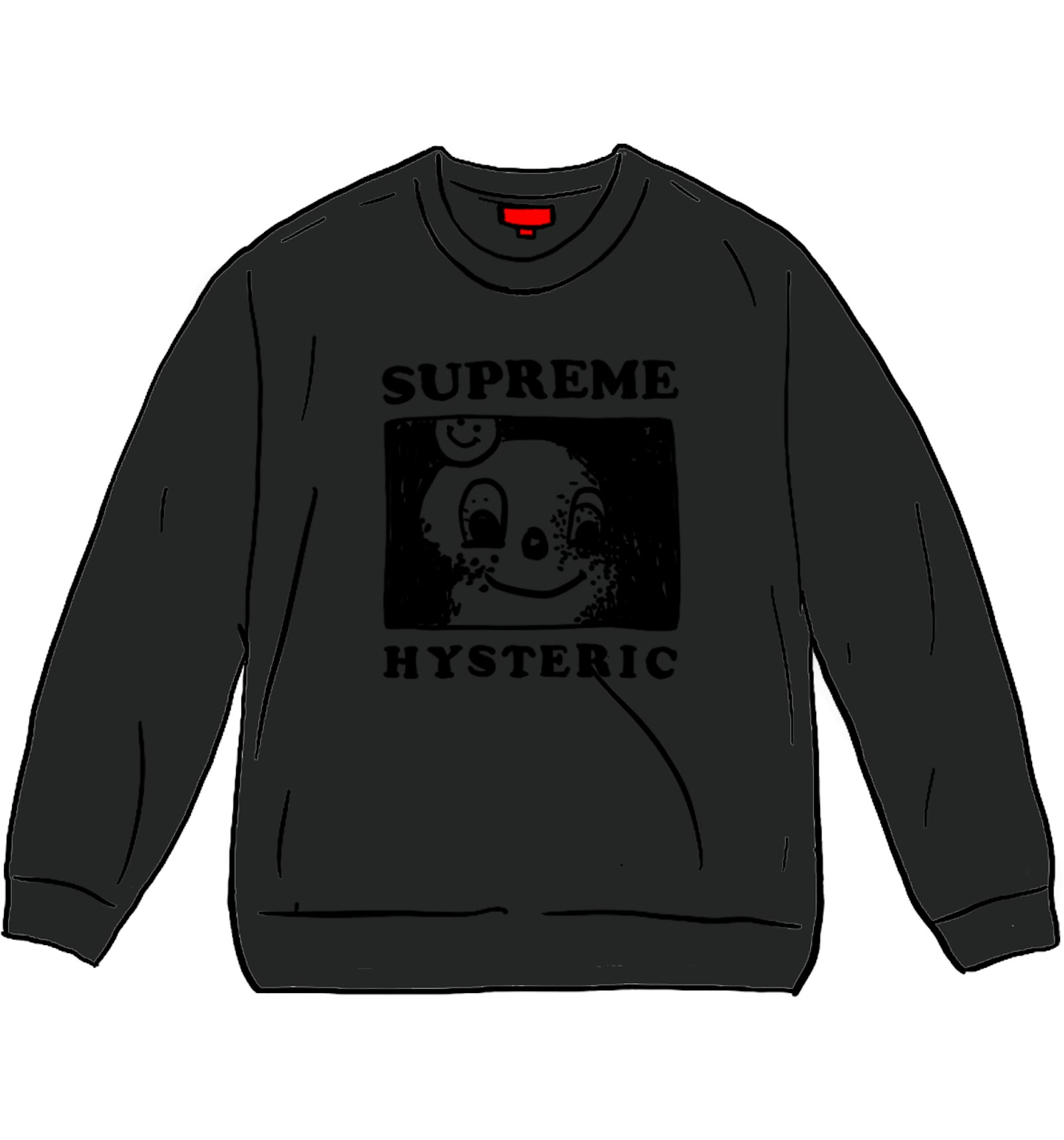 Supreme HYSTERIC GLAMOUR Crewneck Black