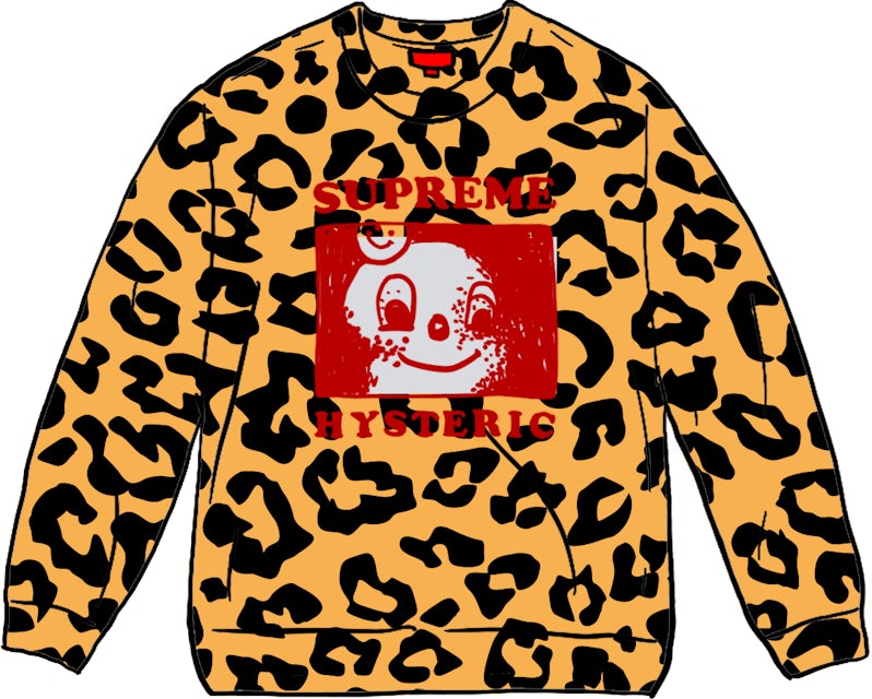 Supreme Men's Leopard Print T-Shirt