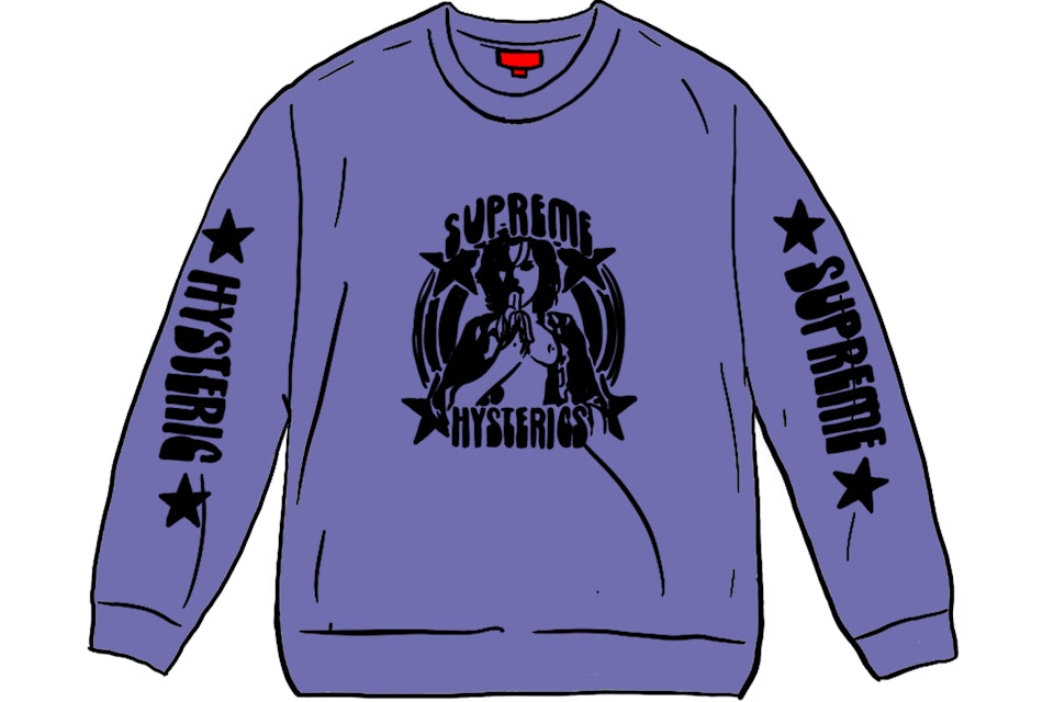 Supreme HYSTERIC GLAMOUR L/S Tee Light Purple - SS21 Men's - US
