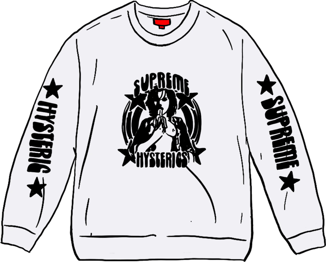 Supreme HYSTERIC GLAMOUR L/S Tee White - SS21 メンズ - JP