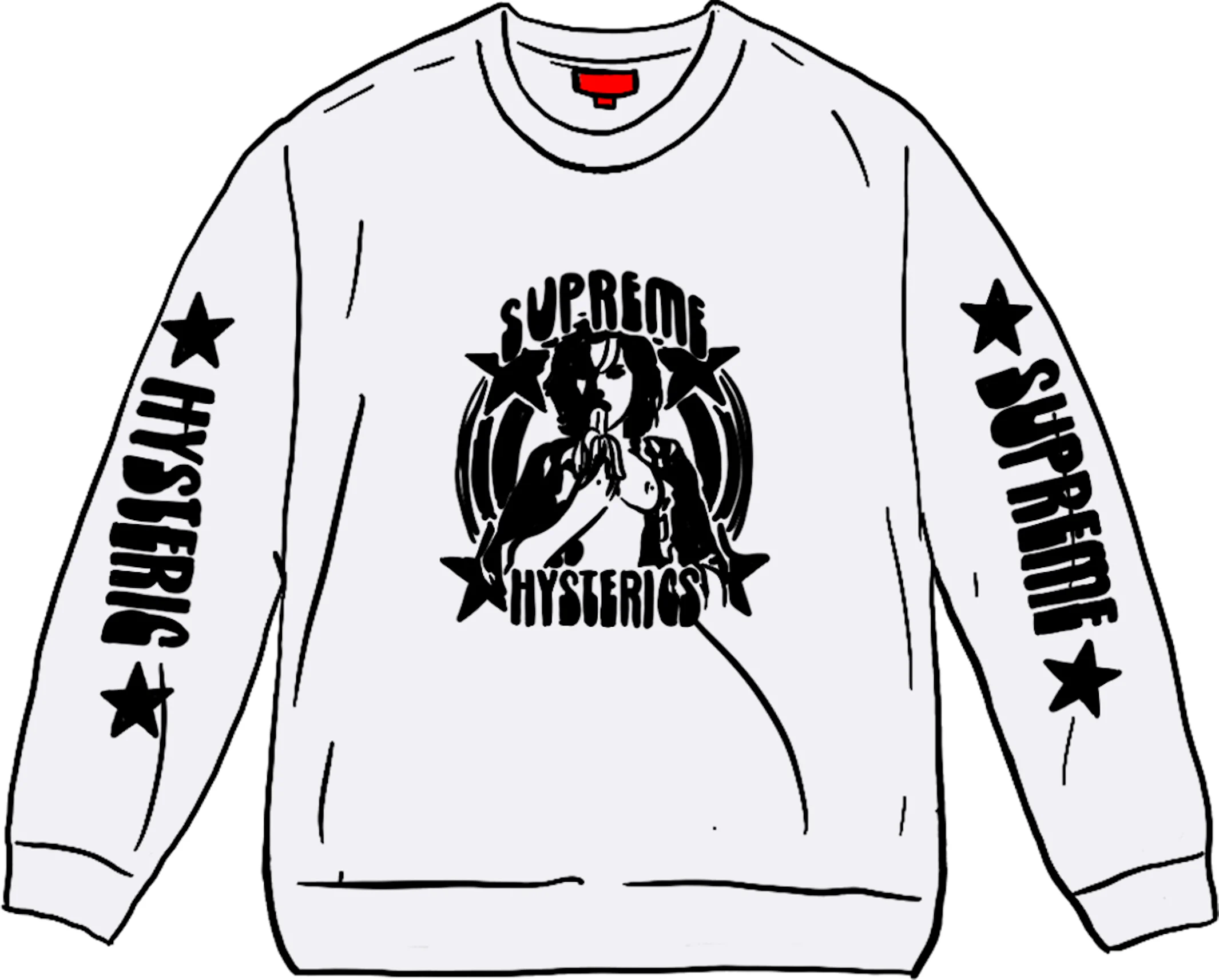 Supreme HYSTERIC GLAMOUR L/S Tee White メンズ - SS21 - JP