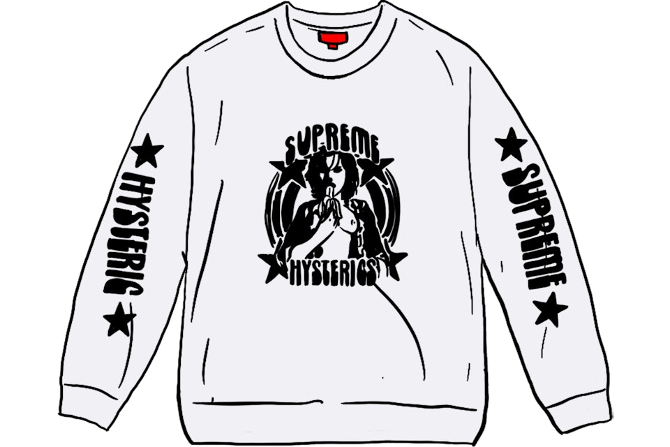 Supreme HYSTERIC GLAMOUR L/S Tee White