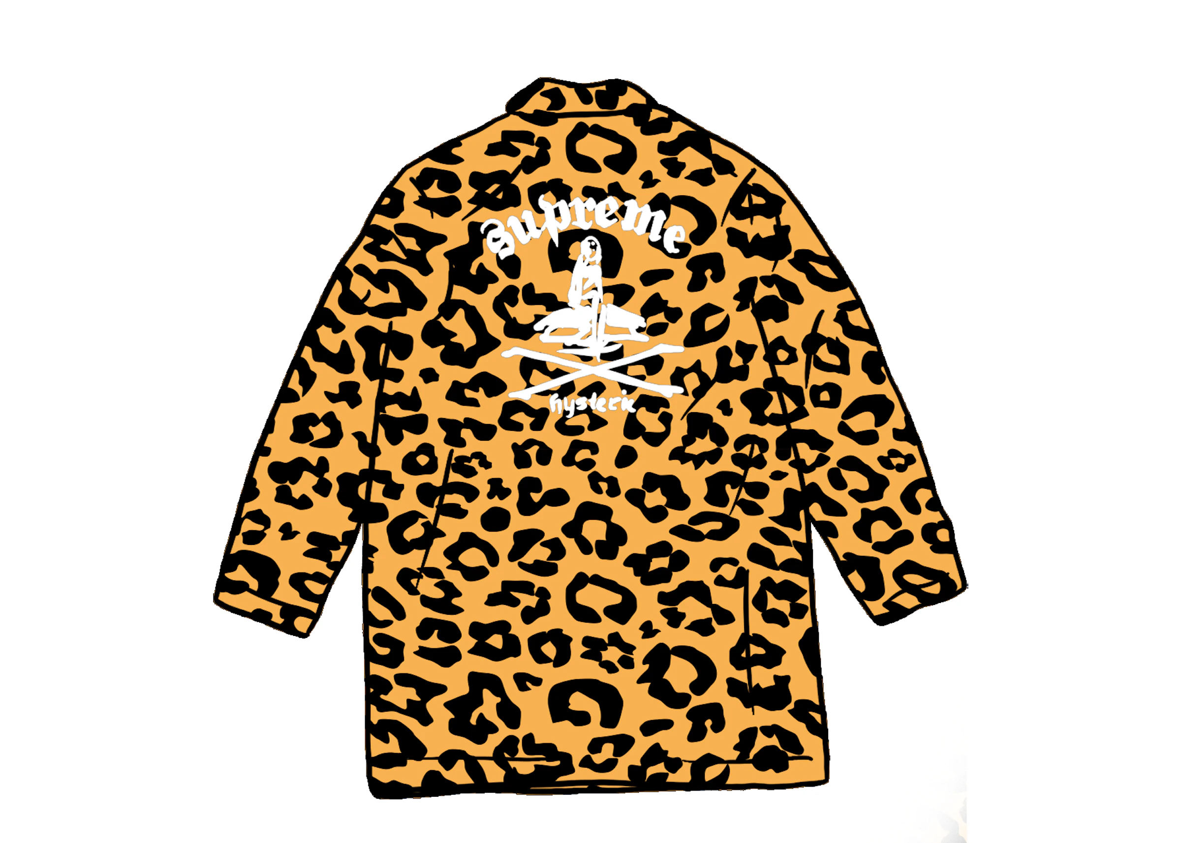 Supreme HYSTERIC GLAMOUR Leopard Trench Tan - SS21 - US