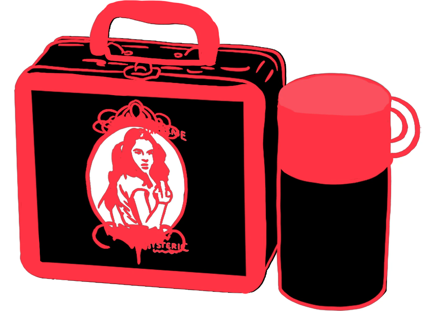 Supreme HYSTERIC GLAMOUR Lunchbox Set Black - SS21 - US