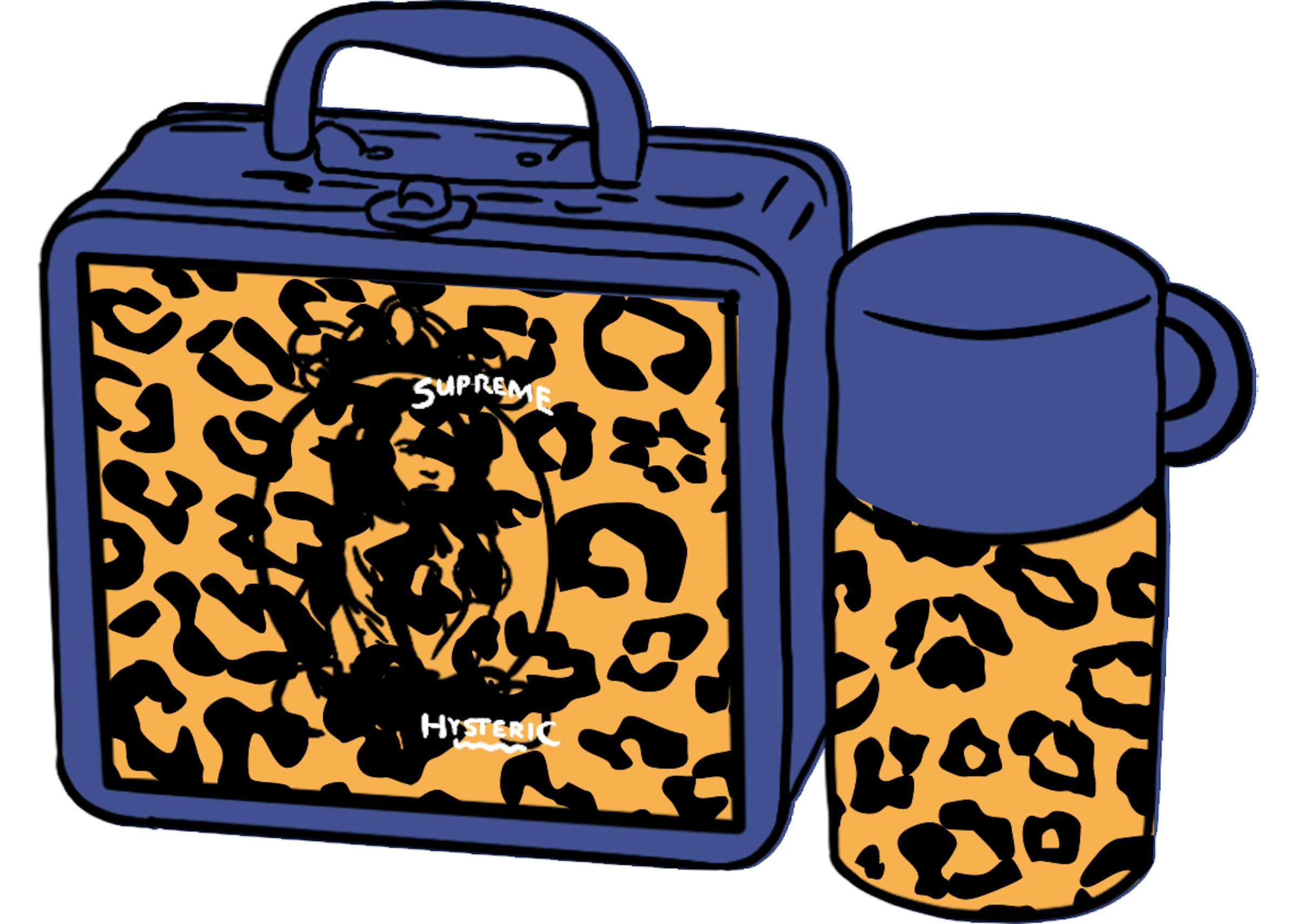 Supreme HYSTERIC GLAMOUR Lunchbox Set Leopard