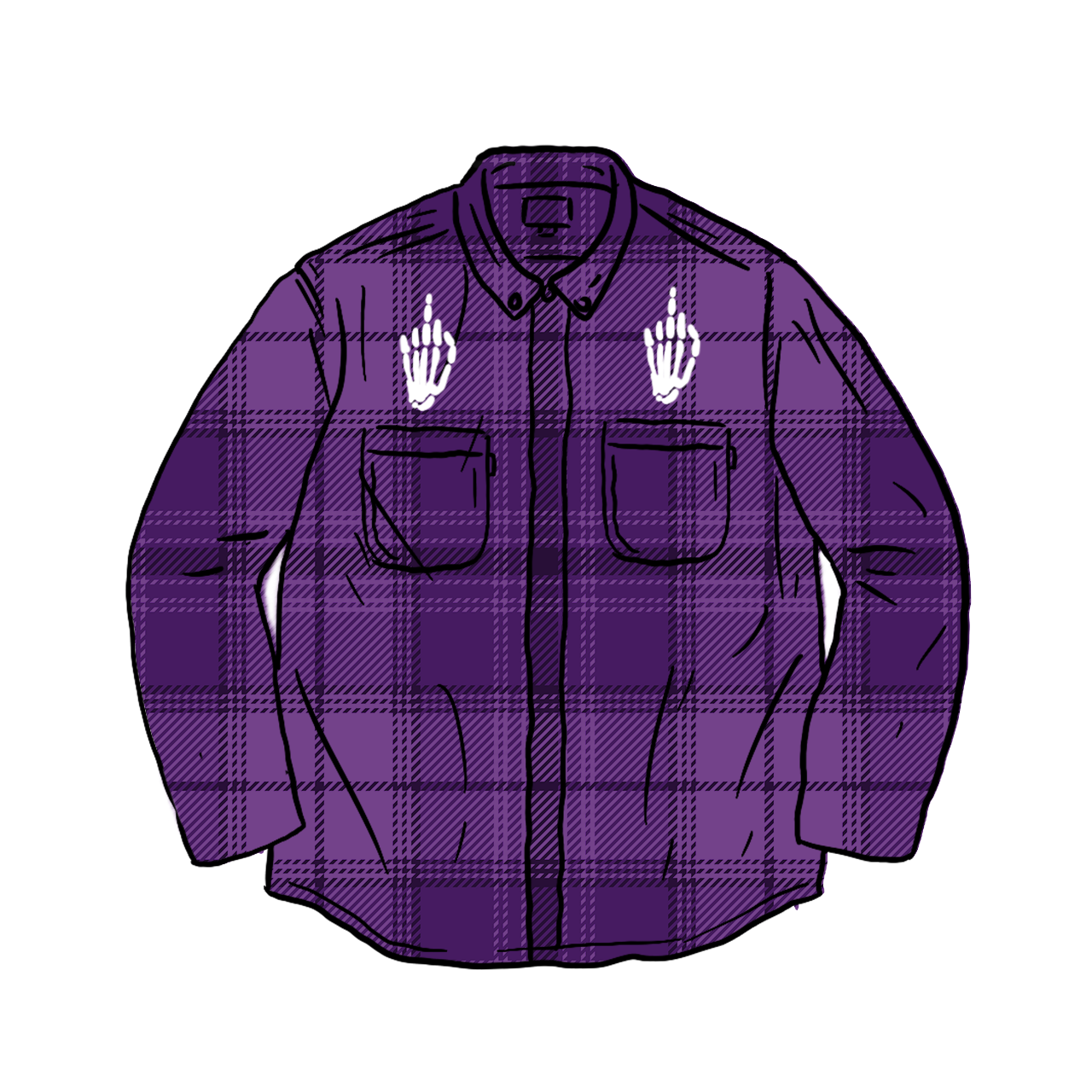 25％OFF Medium Supreme HYSTERIC GLAMOUR Plaid Flannel Shirt Purple 