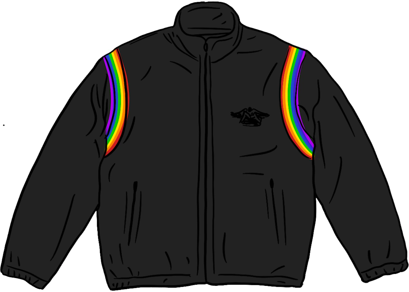 Supreme velour zip sales up jacket black