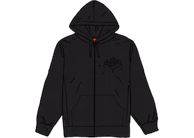 Supreme HYSTERIC GLAMOUR Zip Up Hooded Sweatshirt Black
