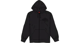 Supreme HYSTERIC GLAMOUR Zip Up Hooded Sweatshirt Black