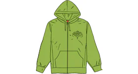 Supreme HYSTERIC GLAMOUR Zip Up Hooded Sweatshirt Lime
