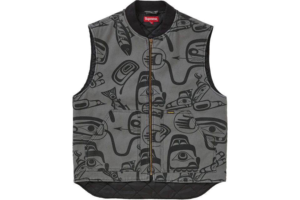Supreme Haida Work Vest Grey