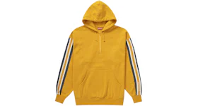 Supreme Half Zip Hooded Sweatshirt Bright Gold