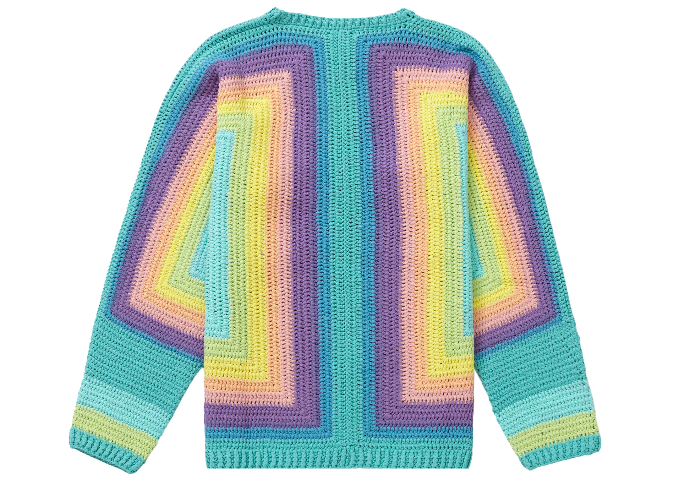 Supreme Hand Crocheted Sweater Multicolor