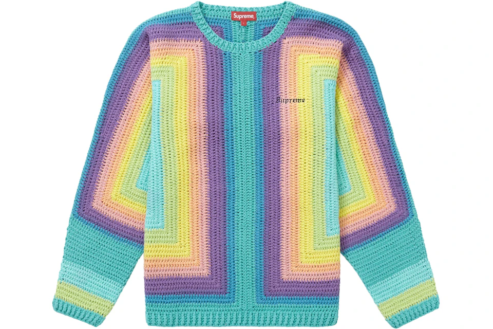 bord Pionier Chirurgie Supreme Hand Crocheted Sweater Multicolor - SS130 - US