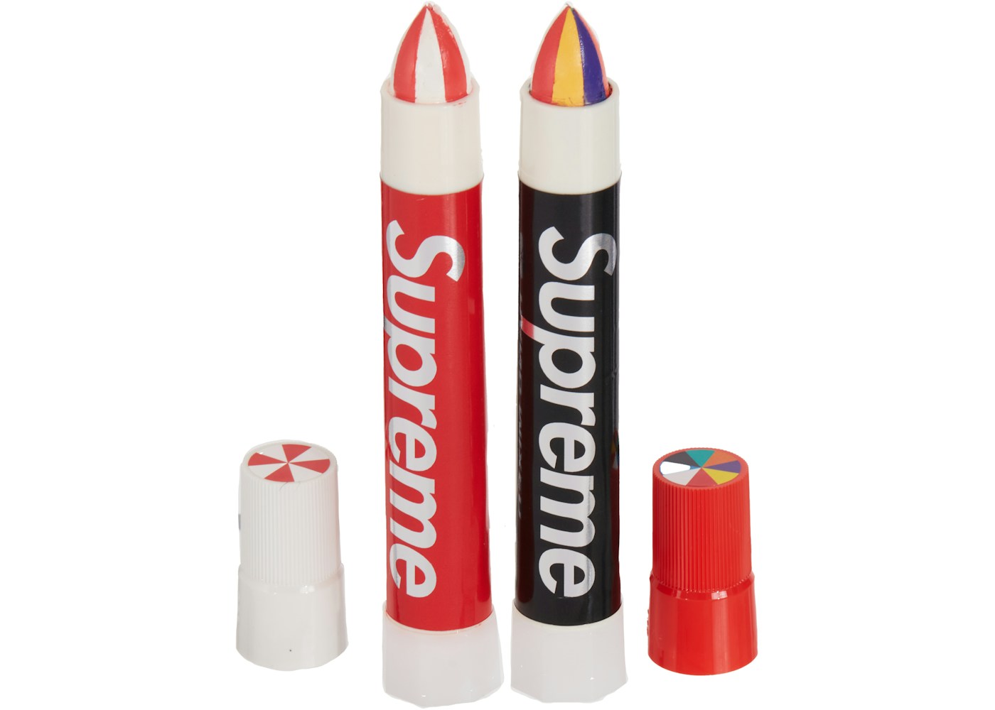 Supreme Hand Mixed Paint Stick (Set of 2) Multicolor - FW21