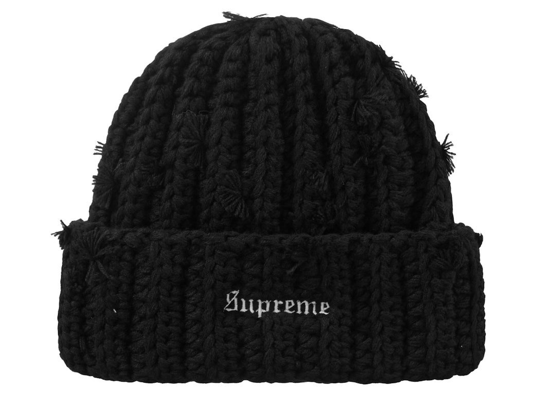 Pre-owned Supreme Hand Tied Beanie Black