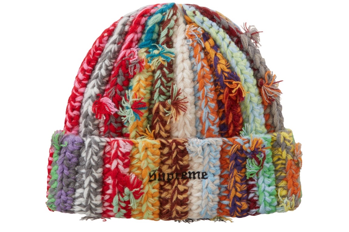 Pre-owned Supreme Hand Tied Beanie Multicolor