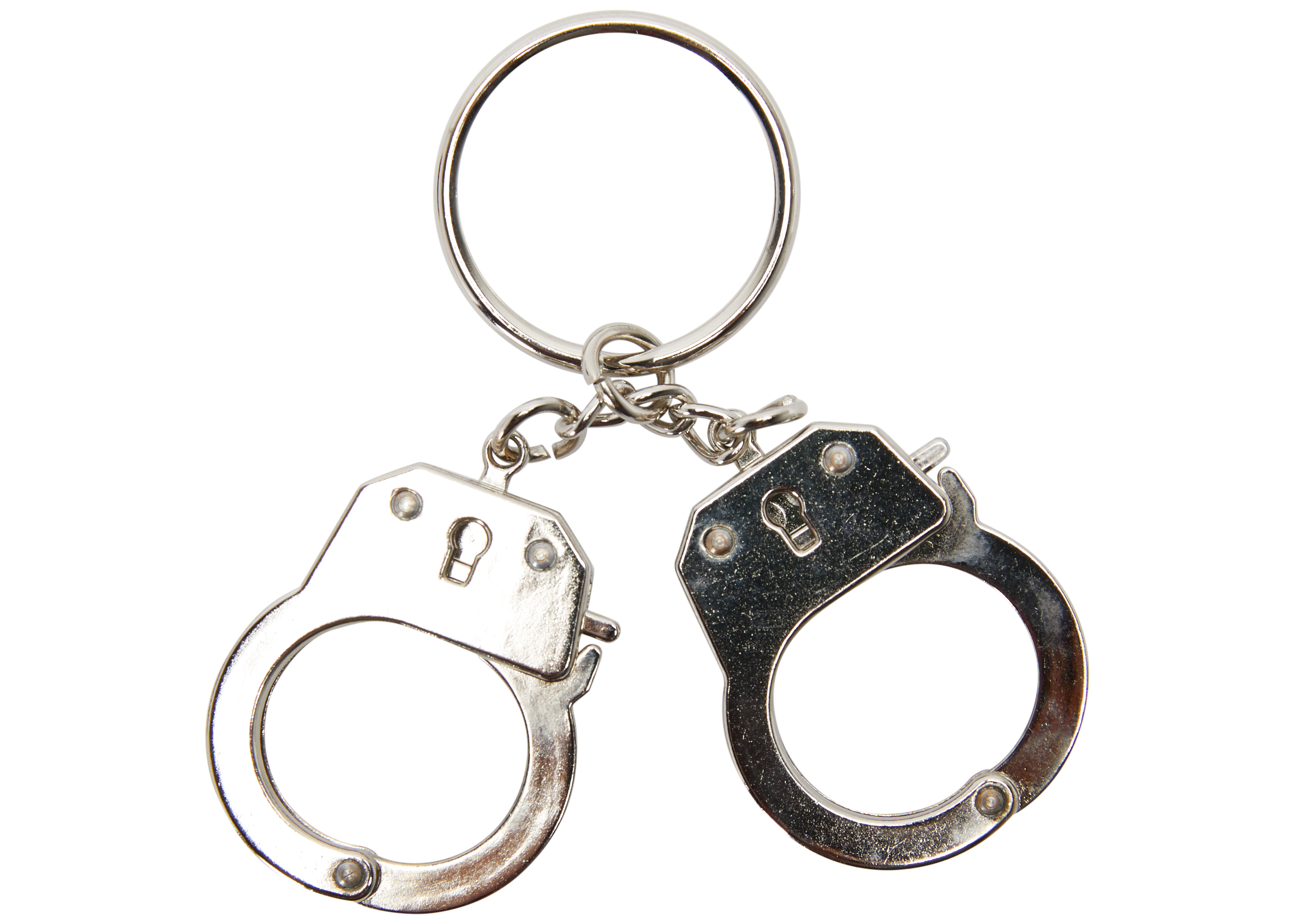 Supreme Handcuffs Keychain Silver - FW17 - ES