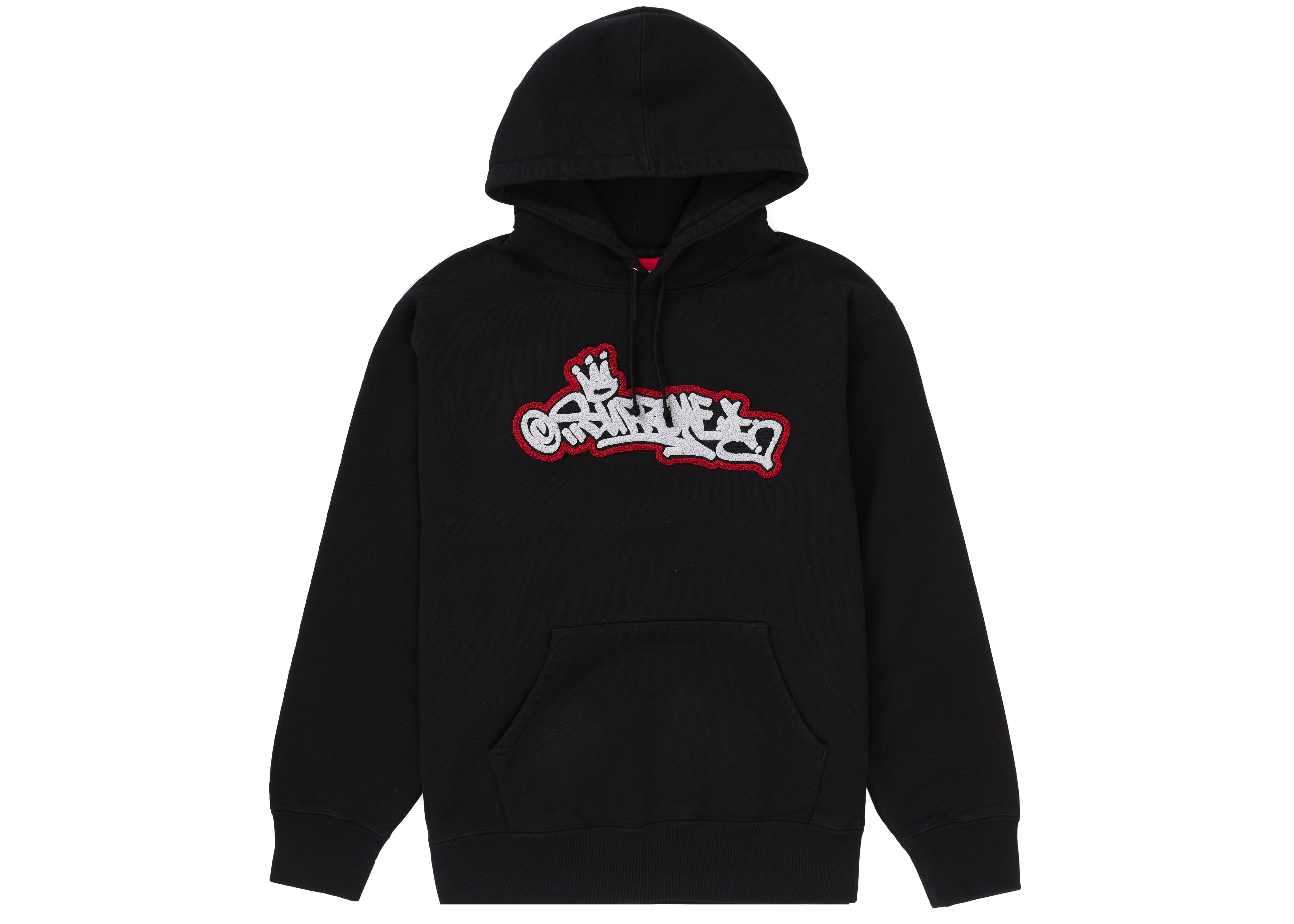 supreme 22ss Raised Handstyle Hooded XL-