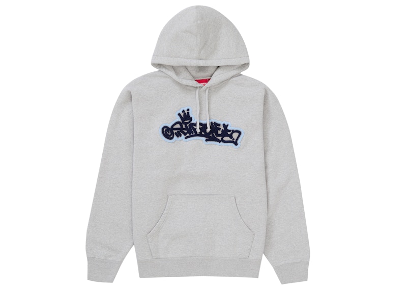 Supreme Handstyle Hooded Sweatshirt Heather Grey メンズ - SS21 - JP