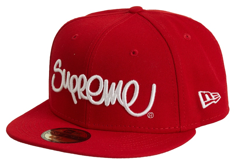 Supreme Handstyle New Era Red 7 1/2-