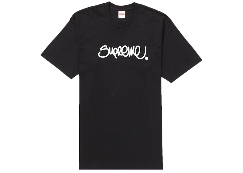 Supreme Handstyle Tee Black Men's - SS22 - GB