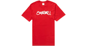 Supreme Handstyle Tee Red