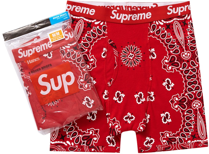 Supreme, Underwear & Socks, Supreme Bandana Boxer Brief Authentic Size  Medium New