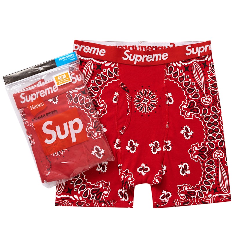 Mutande Rosse Marche Mutande Uomo Boxer Supreme Hanes