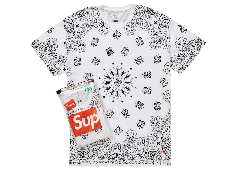 Supreme Hanes Bandana Tagless Tees