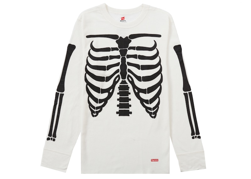 Supreme Hanes Bones Thermal Crew Naturalトップス - Tシャツ