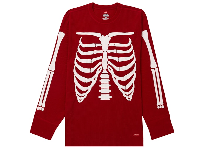 Supreme Hanes Bones Thermal Crew (1 Pack) Red