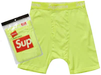 Supreme, Underwear & Socks, Supreme New York Hanes Boxers Brief Underwear  Black Fw5 New Xl