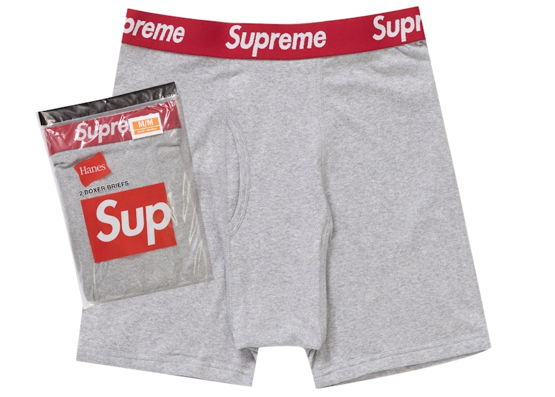 Supreme Hanes Boxer Briefs 4 Pack Black Men s US