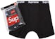 Supreme Hanes Boxer Briefs (4 Pack) Black