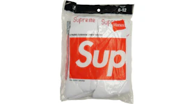Supreme Hanes Crew Socks Crew Socks (4 Pack) White