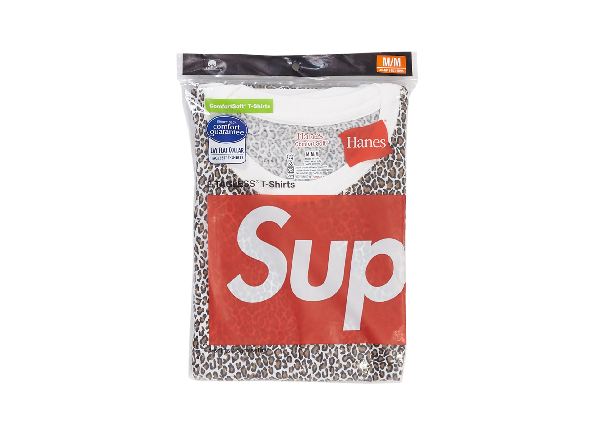 Supreme Hanes Leopard Tagless Tees (2 Pack) Leopard