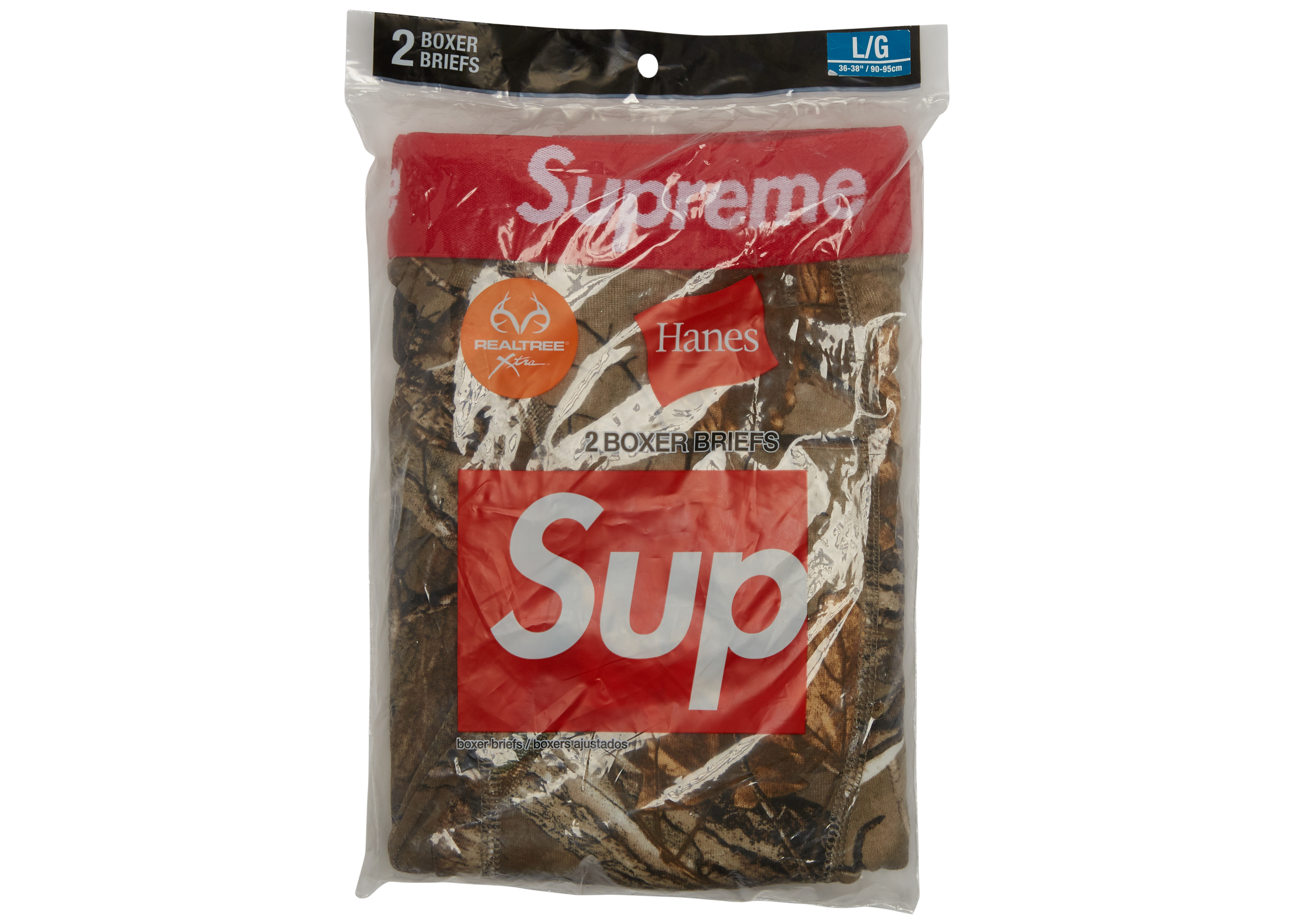 Supreme Hanes Realtree Boxer Briefs (2 Pack) Woodbine - FW17 - US